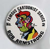 Buttons: Famous Cartoonist Series