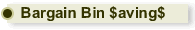 Bargain Bin
