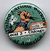 Button 138: United Cartoon Workers Local 3: Chicago