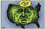 R. Crumb Postcard: Love Me or Leave Me