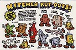 R. Crumb Postcard: Kitchen Kut-Outs