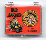 Mr. Snoid Clasp Pin in Case / R. Crumb