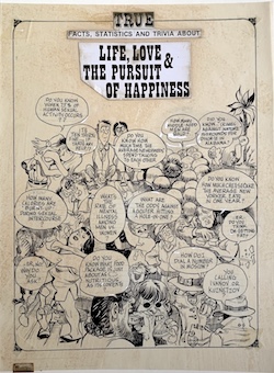 Will Eisner Original Art: Incredible Facts, Amazing Statistics and Monumental Trivia. Page 4 (1974)