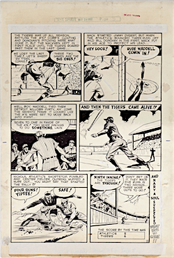 Will Eisner Original Spirit Art: The Good Ole Days p.5 (1950)