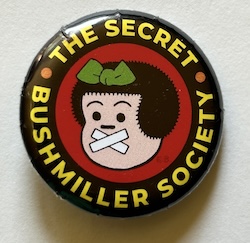 Button 303: The Secret Bushmiller Society (color)